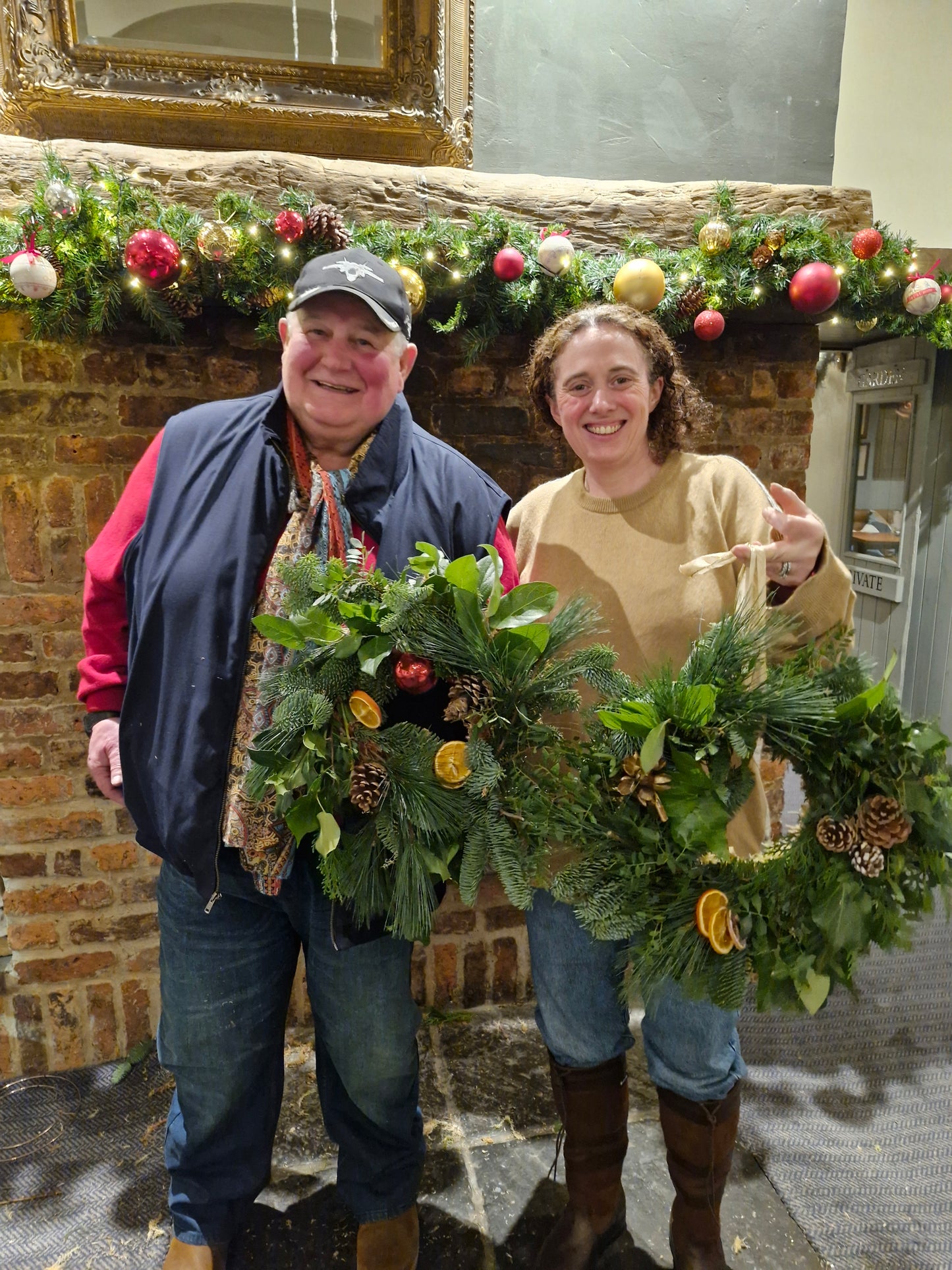 Christmas Wreath Workshop - The Badger, Ponteland - Saturday 29th November 2025 5pm - 7.30pm