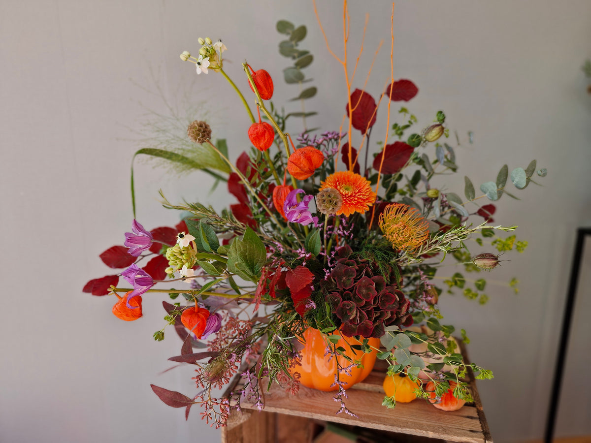 Fresh Pumpkin Floral Design