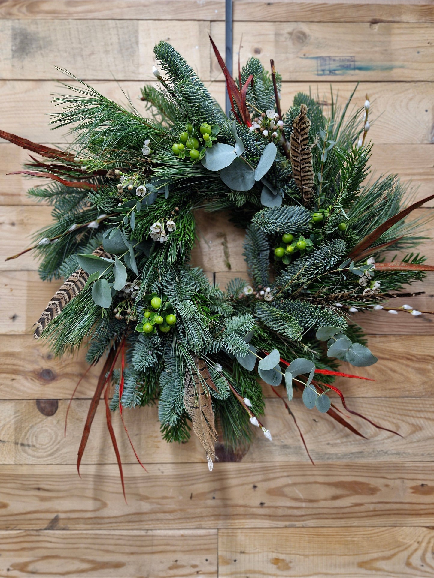 Luxury Christmas Wreath - 'Pheasant'