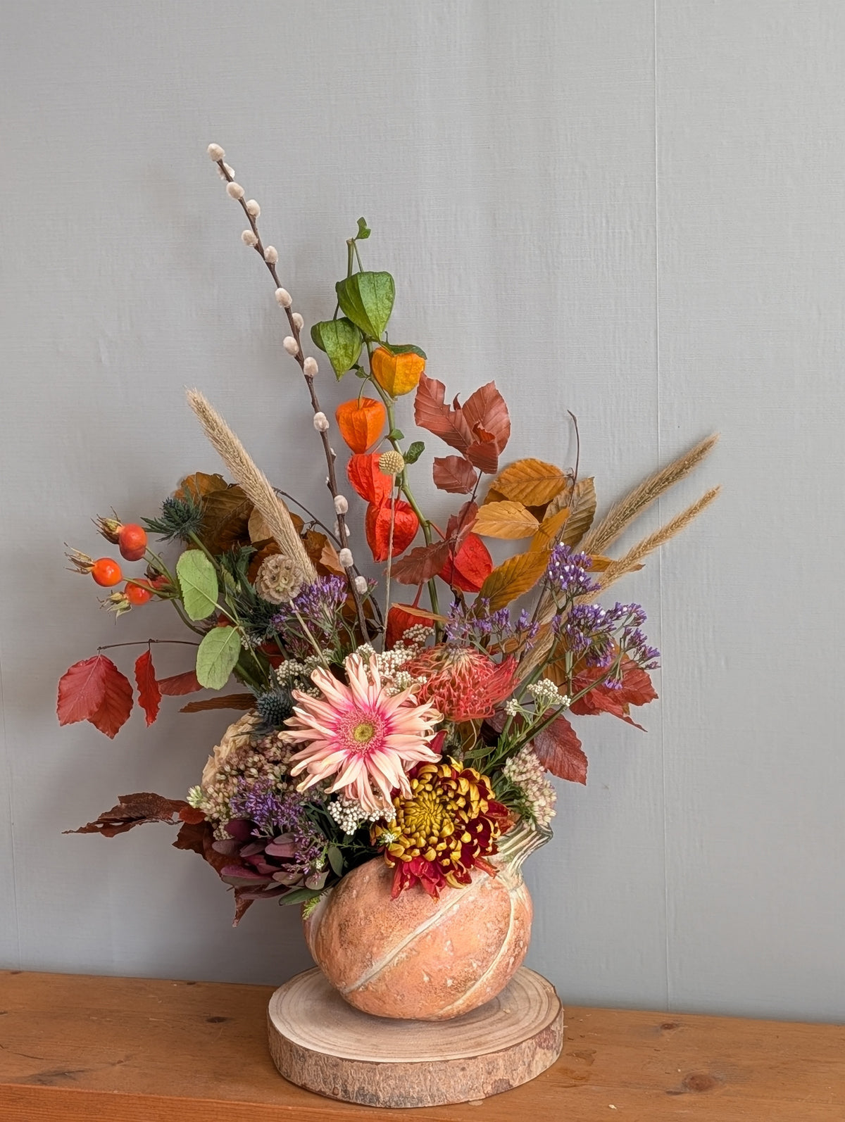 Fresh Pumpkin Floral Design