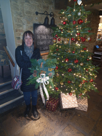 The Badger, Ponteland - Christmas Wreath Workshop - Saturday 28th November 2026 1pm - 3.30pm