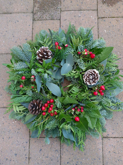 Christmas Wreath Workshop - The Badger, Ponteland - Saturday 29th November 2025 1pm - 3.30pm